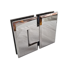 Balama dus sticla-sticla 180° crom pentru sticla 8-10 mm
