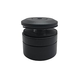 Conector reglabil balustrada, 30 mm Ø  48 negru