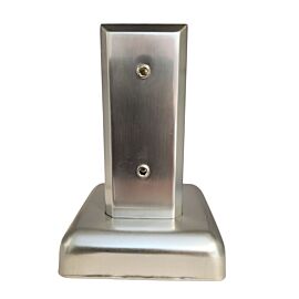  Spigot,   vertical din aluminiu eloxat pentru balustrada din sticla(10-17.52 mm)