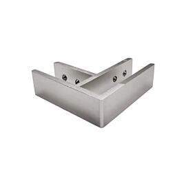 Conector rigidizare balustrada sticla-sticla la 90°, (10-12 mm) PB10-5015