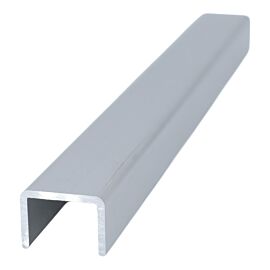 Profil U mana curenta din aluminiu pentru balustrada din sticla (16.76-17.52 mm) 8.2.8
