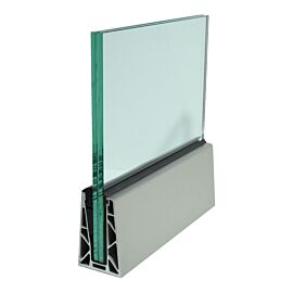 Profil U aluminiu balustrada Sticla BP20172