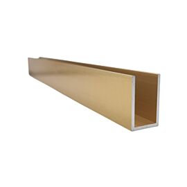 Profl auriu tip U din aluminiu sticla 8-10 mm